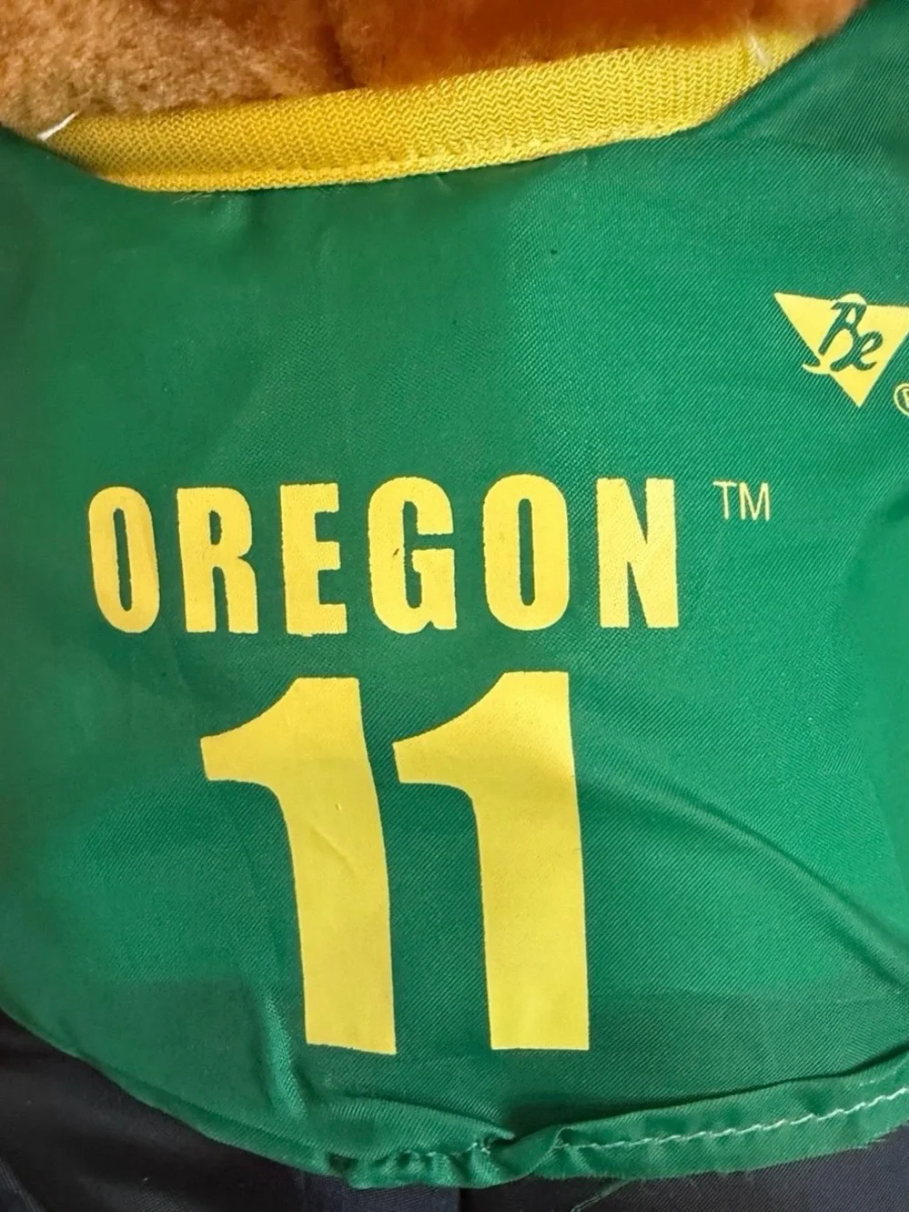 Vintage Oregon Ducks Teddy Bear Plush #11 Officially Licensed NCAA Collectible